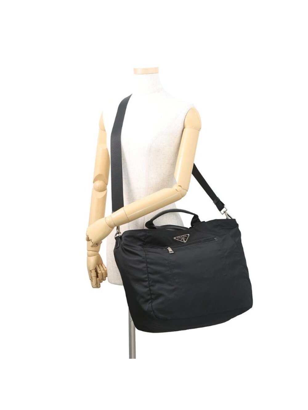 Prada Tote Nylon 2-Way Black - Picture 5 of 10